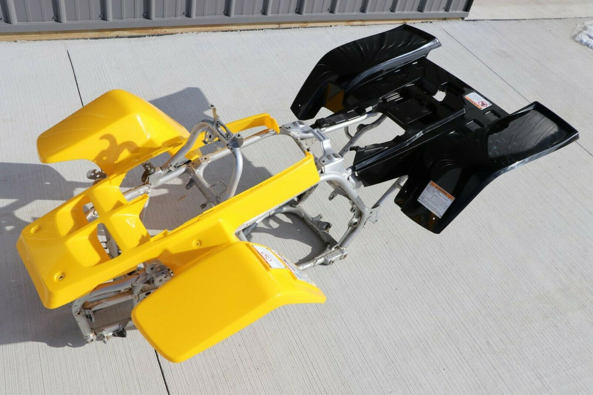 NEW Yamaha Banshee fenders 2003 YELLOW front + BLACK rear plastic body 1987-2006 1
