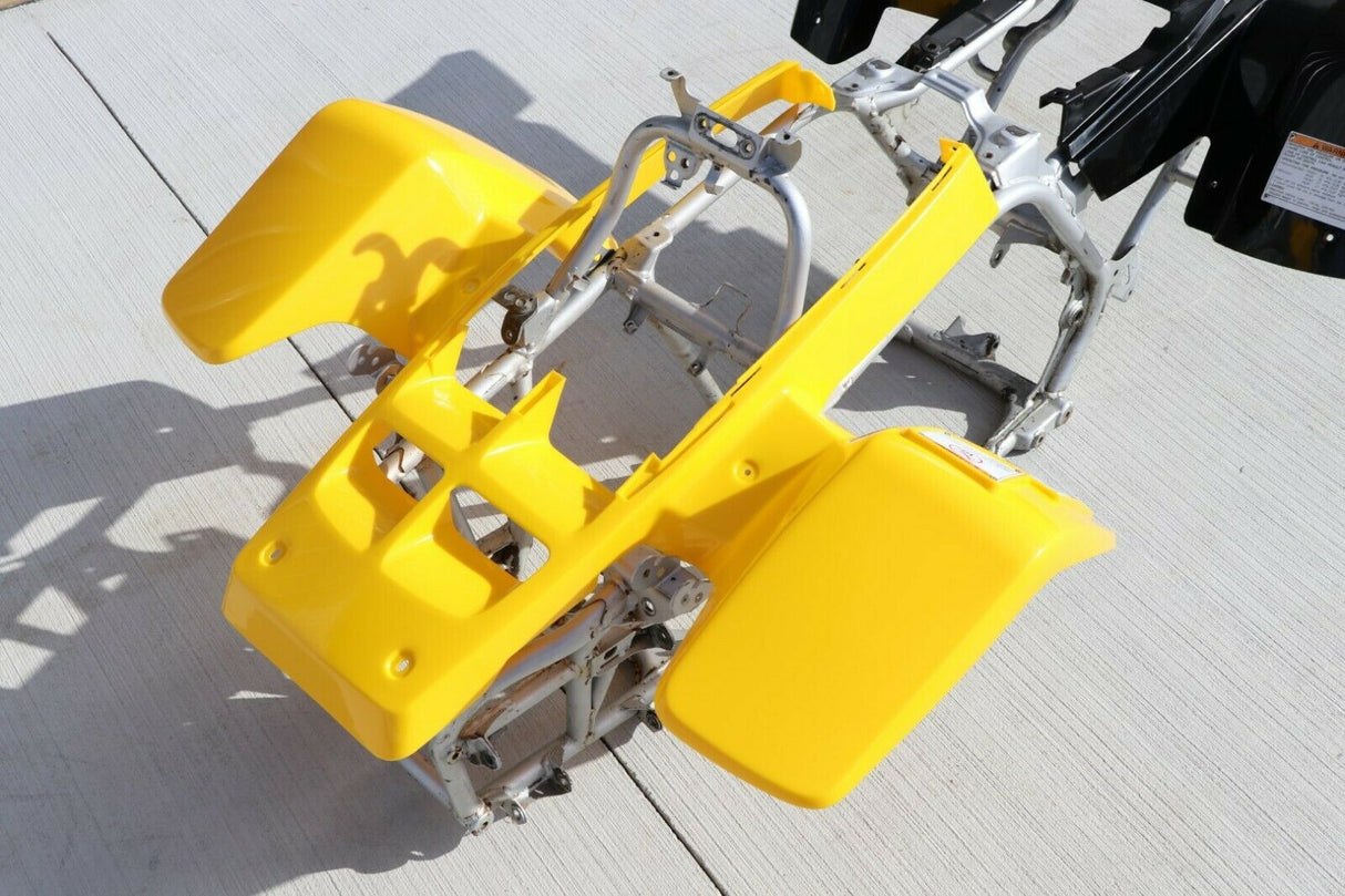 NEW Yamaha Banshee fenders 2003 YELLOW front + BLACK rear plastic body 1987-2006 5