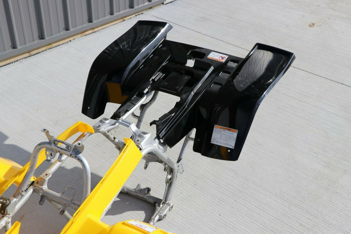 NEW Yamaha Banshee fenders 2003 YELLOW front + BLACK rear plastic body 1987-2006 6