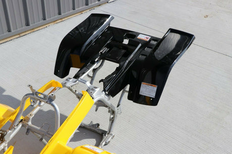 NEW Yamaha Banshee fenders 2003 YELLOW front + BLACK rear plastic body 1987-2006 6