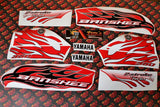 Vito's custom vinyl graphics 14MIL sticker Yamaha Banshee RED WHITE BLACK 2009 1