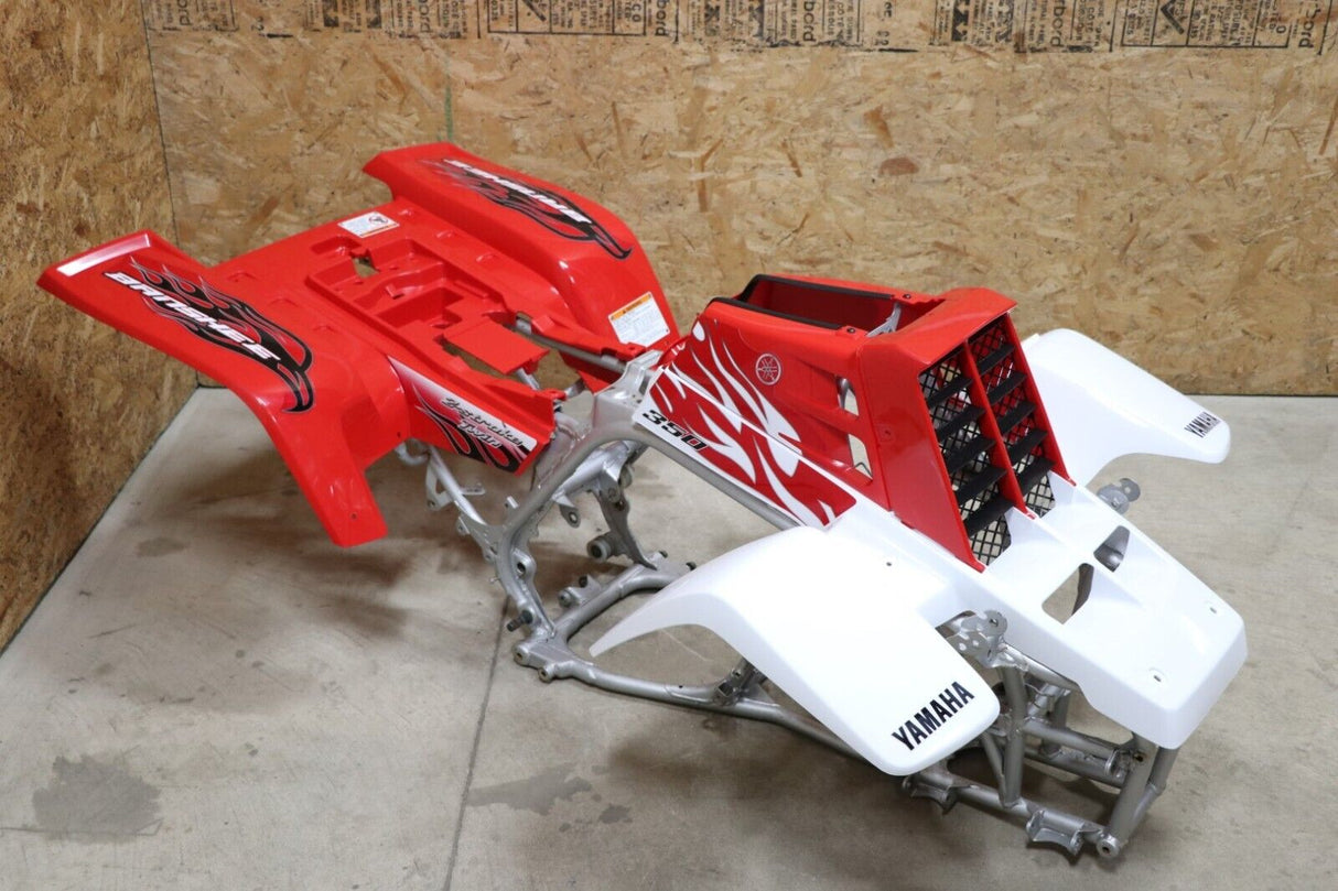 Vito's custom vinyl graphics 14MIL sticker Yamaha Banshee RED WHITE BLACK 2009 3