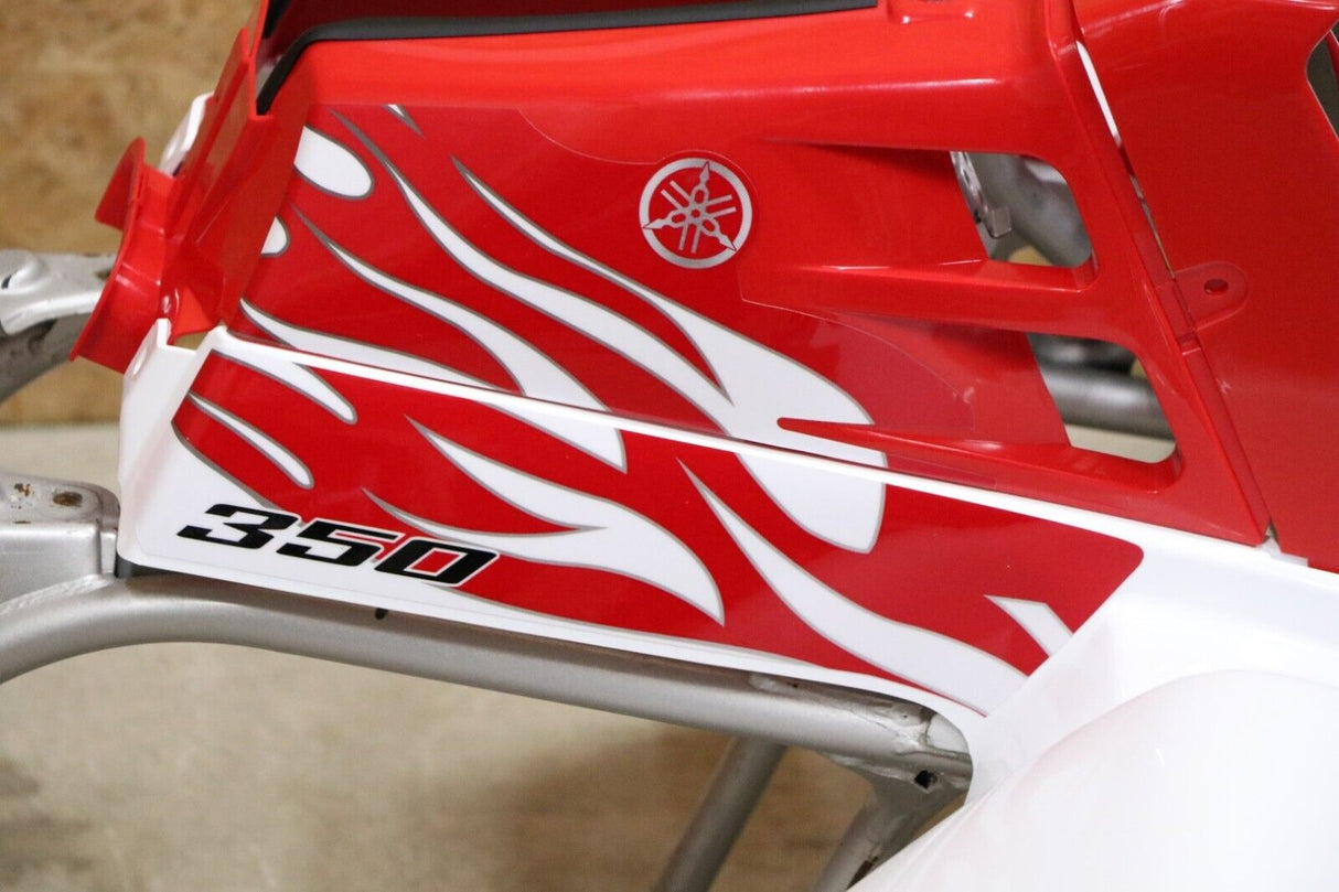 Vito's custom vinyl graphics 14MIL sticker Yamaha Banshee RED WHITE BLACK 2009 4