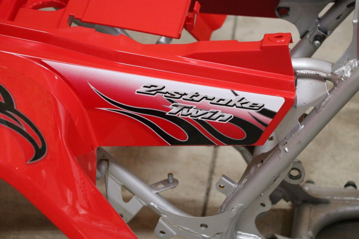 Vito's custom vinyl graphics 14MIL sticker Yamaha Banshee RED WHITE BLACK 2009 8