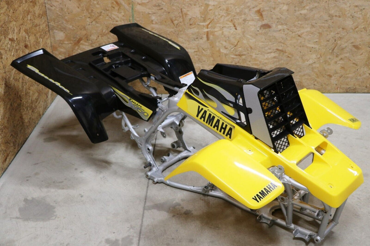 Vito's vinyl decal graphics kit 14MIL sticker Yamaha Banshee YELLOW BLACK 2003 4