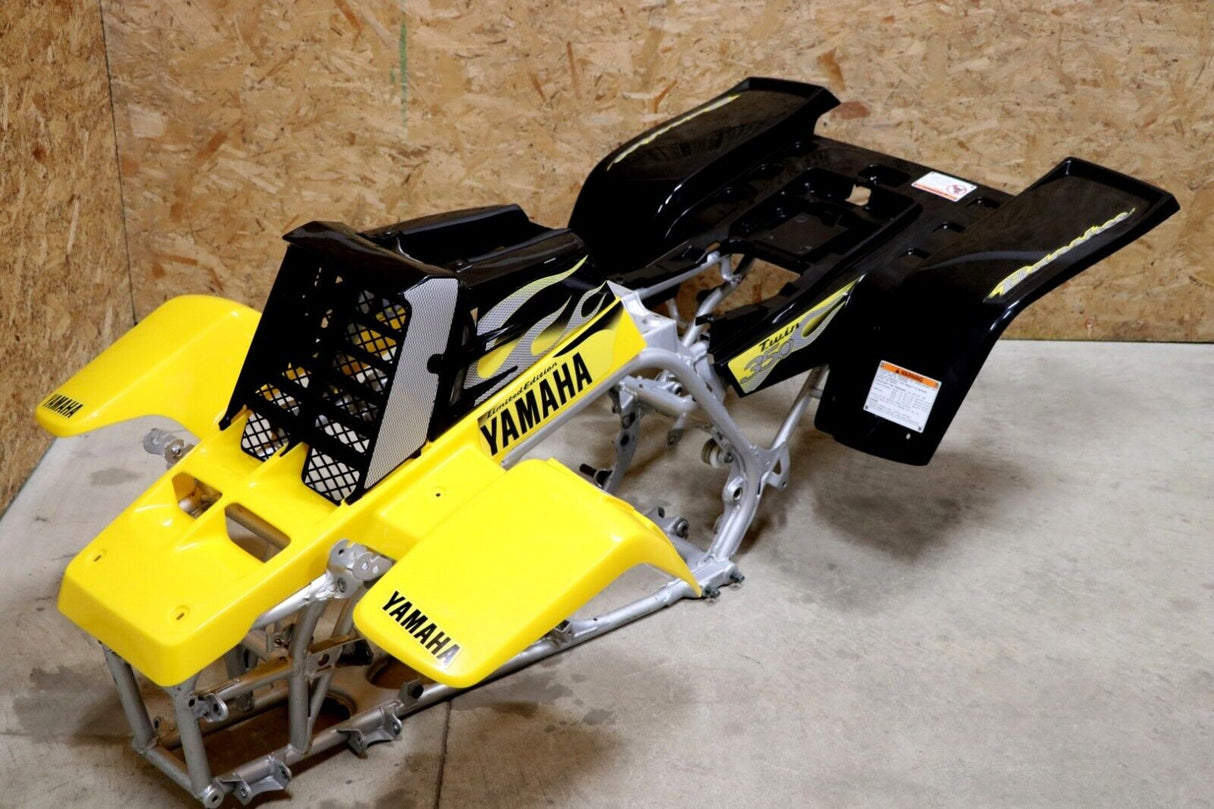 Vito's vinyl decal graphics kit 14MIL sticker Yamaha Banshee YELLOW BLACK 2003 5