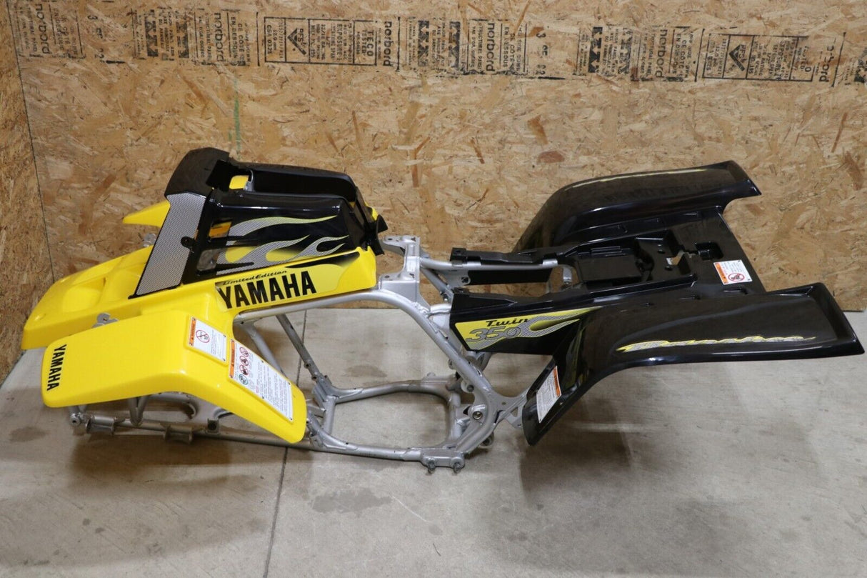 Vito's vinyl decal graphics kit 14MIL sticker Yamaha Banshee YELLOW BLACK 2003 6
