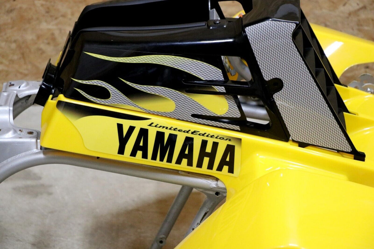 Vito's vinyl decal graphics kit 14MIL sticker Yamaha Banshee YELLOW BLACK 2003 8