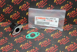Head neck coolant hose fitting + gasket for OEM head Yamaha Banshee 1987-2006 1