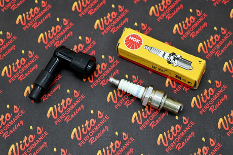 2 x Vito's ignition coil NGK style spark plug caps Yamaha BANSHEE 1987-2006 NEW 2