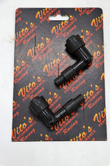 2 x Vito's ignition coil NGK style spark plug caps Yamaha BANSHEE 1987-2006 NEW 5