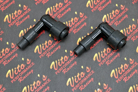 2 x Vito's ignition coil NGK style spark plug caps Yamaha BANSHEE 1987-2006 NEW 7