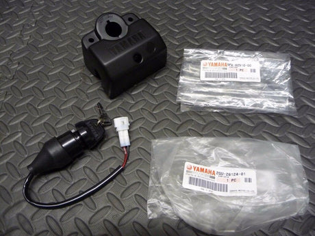 NEW YAMAHA Banshee key on/off switch with NEW oem factory plastic bezel 1