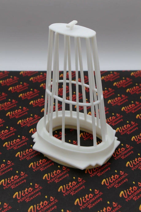Yamaha Banshee OEM factory Air filter cage guide + guide end cap 1987-2006 6