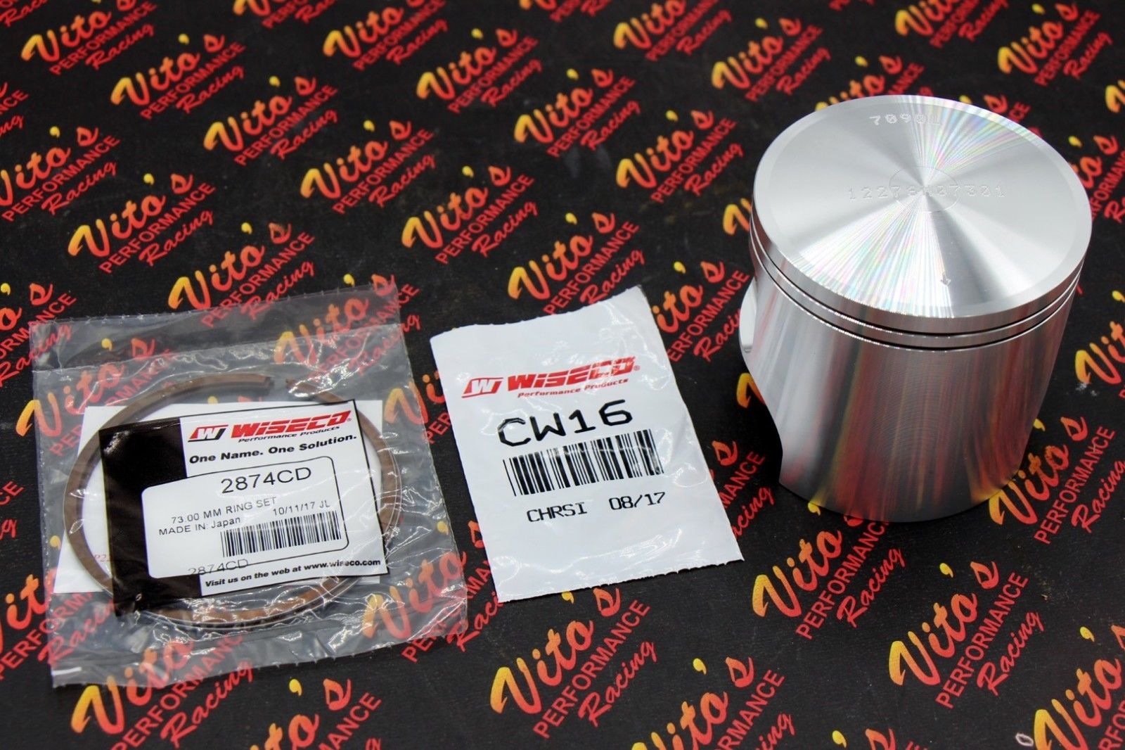 Wiseco Yamaha Blaster forged piston - Vito's Performance BIG BORE