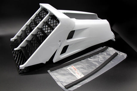 NEW Vito's Yamaha Banshee plastic gas tank side covers + grill 1987-2006 WHITE 1