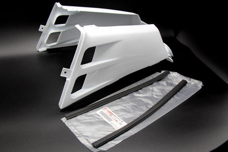 NEW Vito's Yamaha Banshee plastic gas tank side covers + grill 1987-2006 WHITE 6