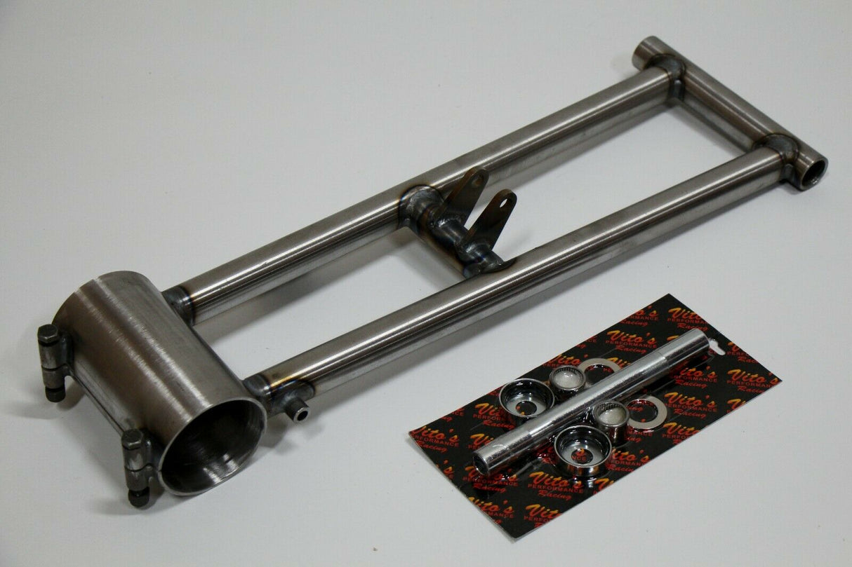 TYSON Banshee swingarm rear round extended chromoly + front bearings kit +2" 2