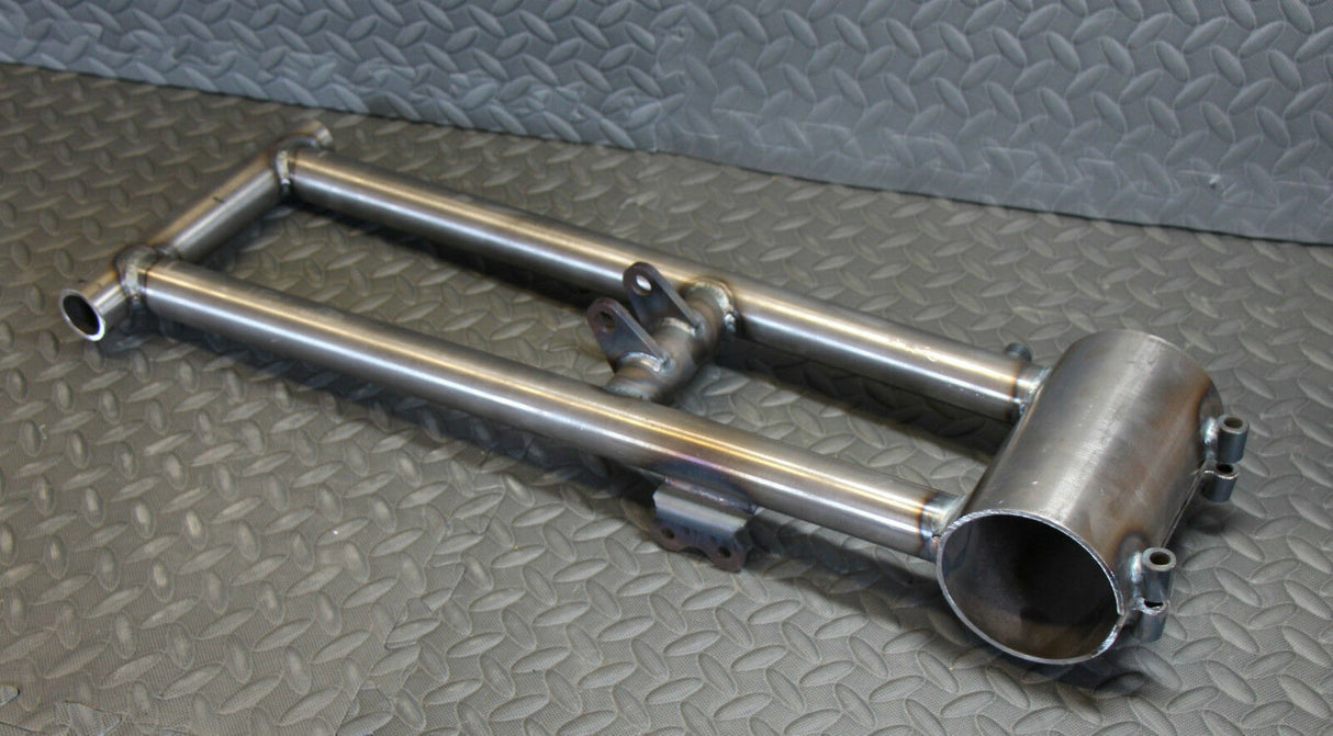 TYSON Banshee swingarm round extended chromoly rear carrier + front bearings +0" 5