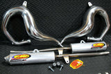 FMF Fatty exhaust Pipes  Turbine core 2 spark arrestor silencers Yamaha Banshee 1