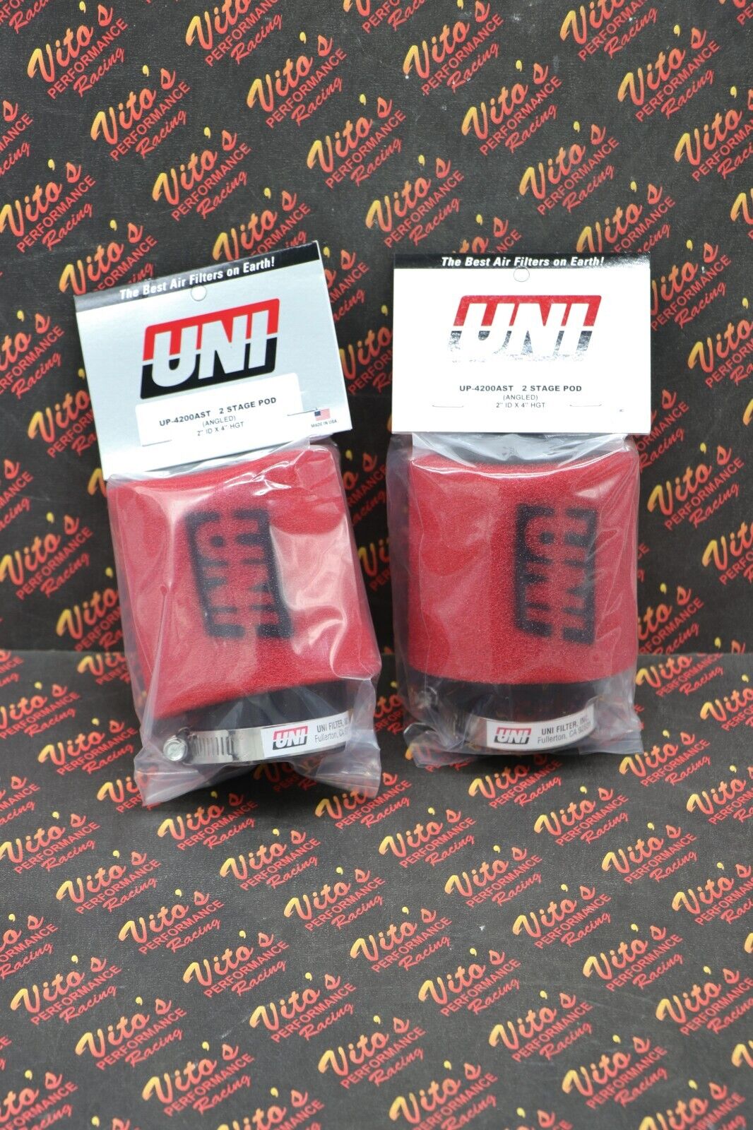 2 x NEW Yamaha Banshee UNI FOAM pods air filters for Keihin PWK PJ 28mm 1