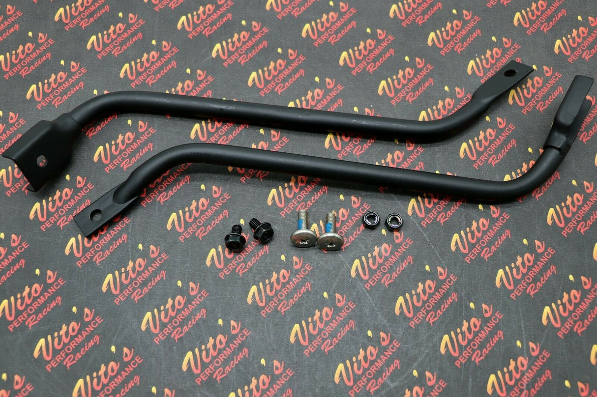 Vito's Yamaha Banshee fender brackets front plastic braces stays + MOUNTING KIT 1
