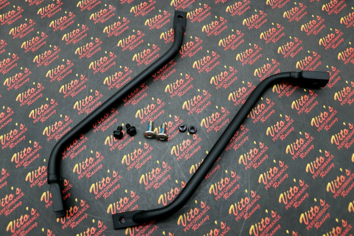 Vito's Yamaha Banshee fender brackets front plastic braces stays + MOUNTING KIT 2