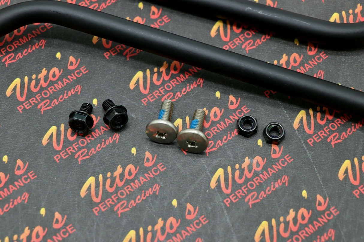 Vito's Yamaha Banshee fender brackets front plastic braces stays + MOUNTING KIT 5