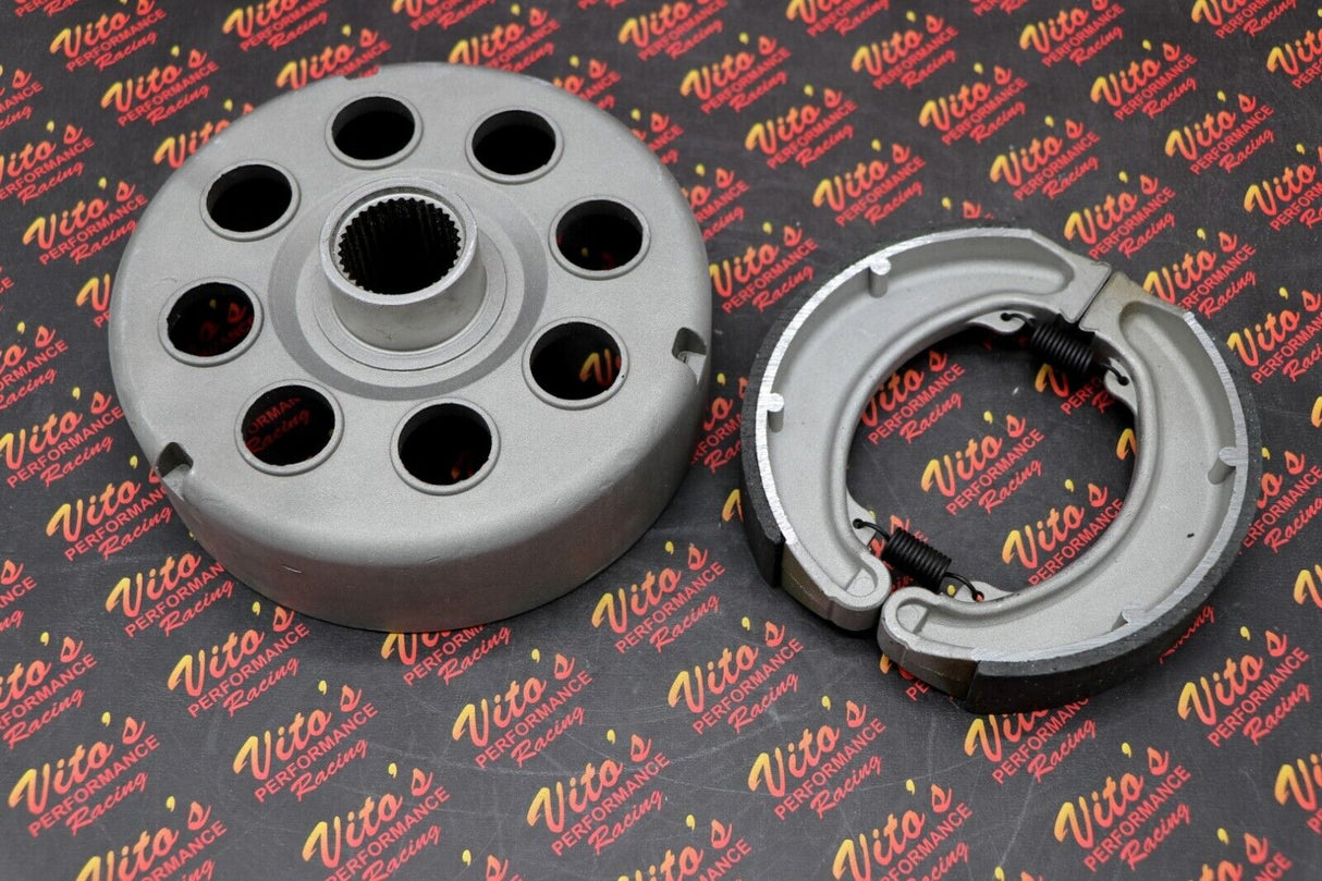 NEW Honda rear brake drum hub + shoes kit 1988-2000 TRX300 42620-HC4-670 1