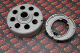 NEW Honda rear brake drum hub + shoes kit 1988-2000 TRX300 42620-HC4-670 1