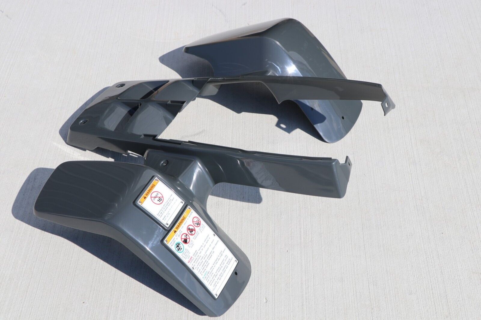 NEW front fenders Yamaha Banshee plastic body 1987-2006 GRAY GREY