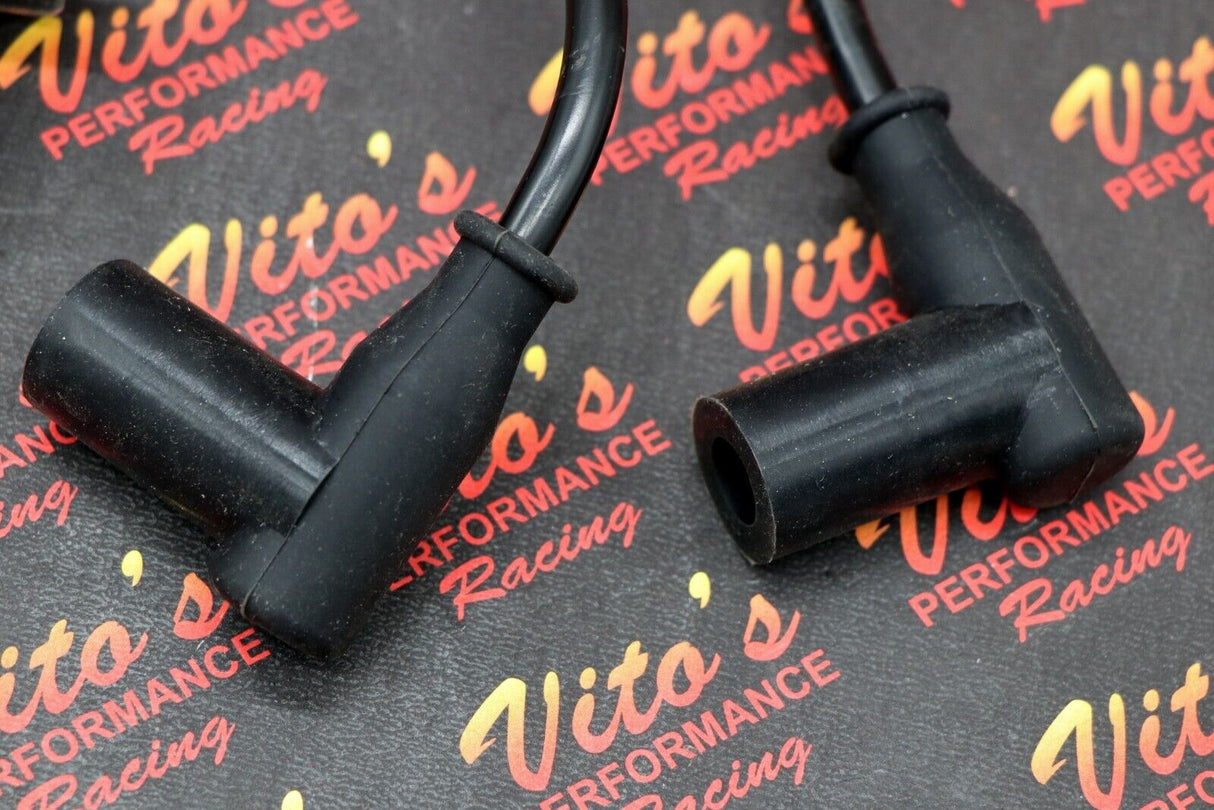 2 x Vito's ignition coil stock style rubber plug caps Yamaha BANSHEE 1987-2006 4