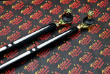 2 x NEW Vito's Yamaha Banshee BILLET BLACK tie rods + 4 ball joints +0" 3