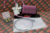 Yamaha Blaster 28MM 28 Carb Carburetor PWK Kit + K+N filter + jet kit + cable 2