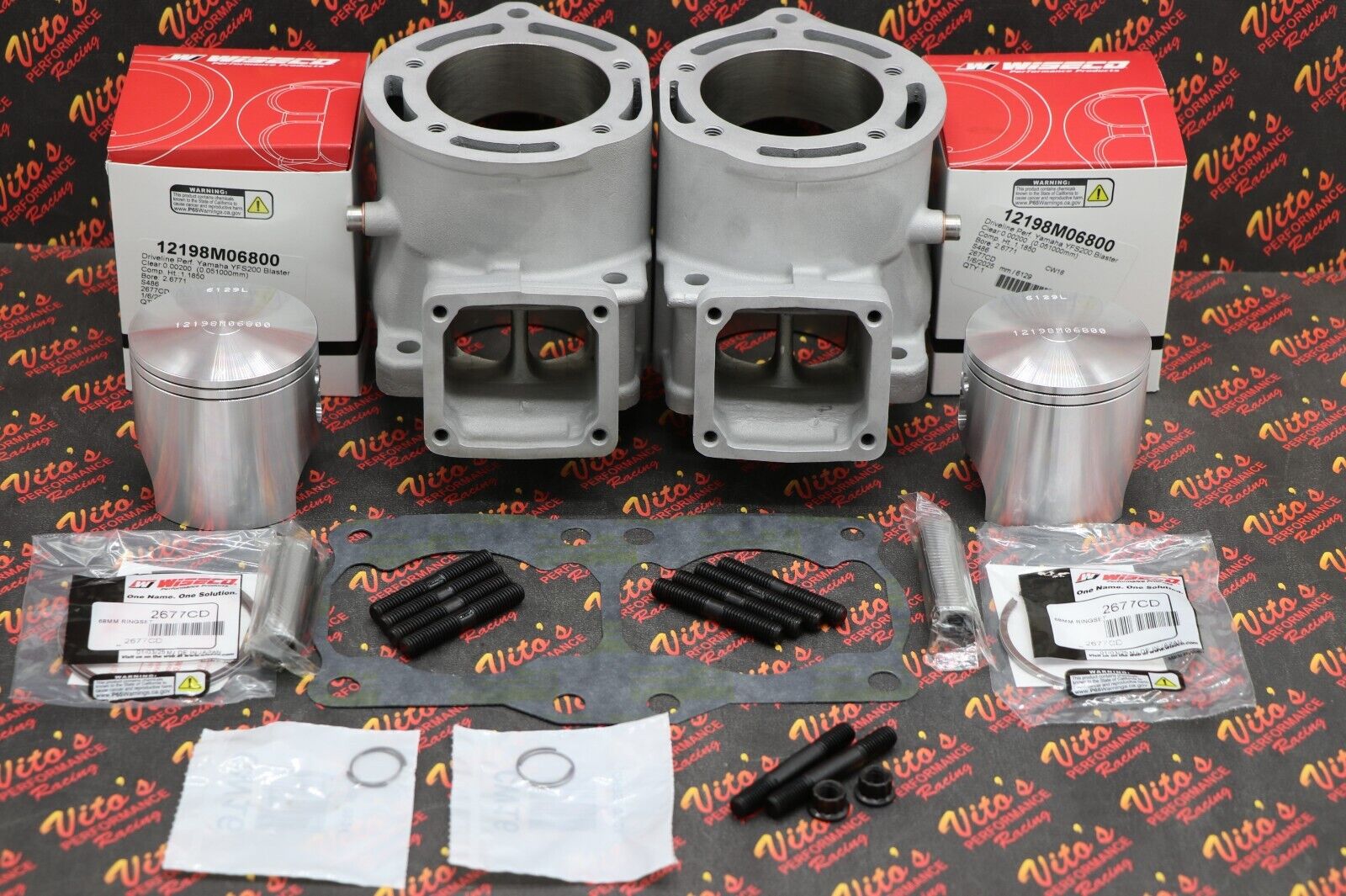Assassin 2 - 421cc Cylinders Banshee BIG BORE TOP END KIT 4mm Bolt