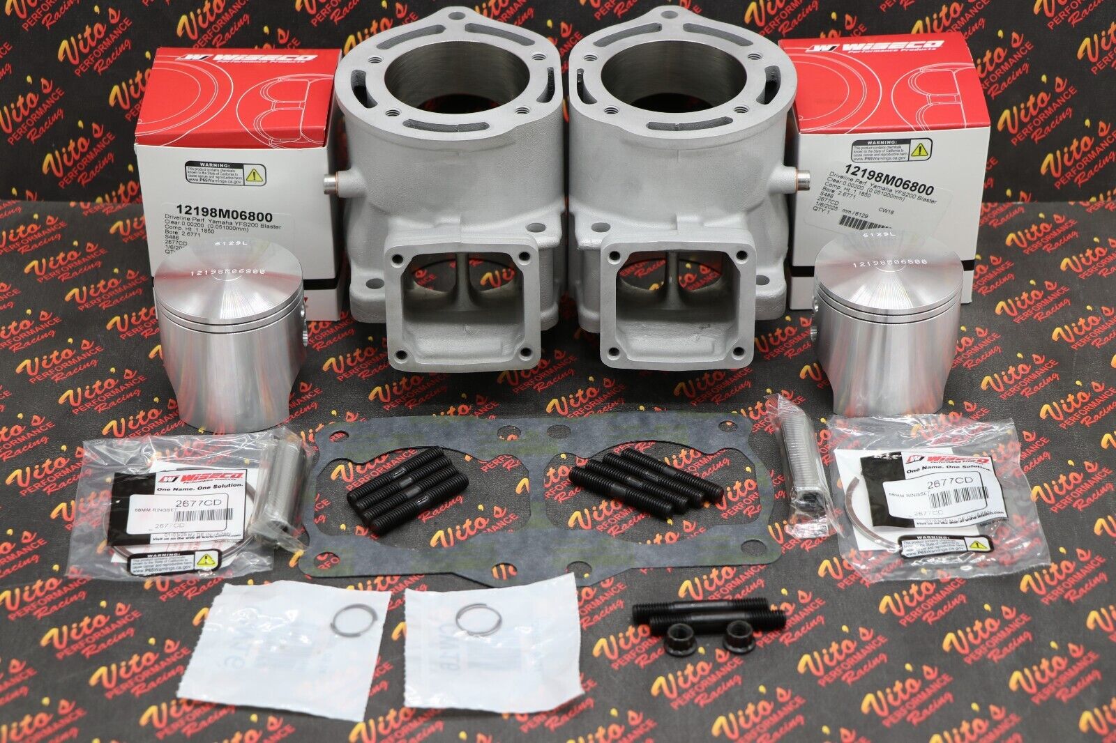 Assassin 2 - 421cc Cylinders Banshee BIG BORE TOP END KIT 4mm Bolt