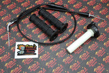 NEW Vito's Banshee twist throttle conversion kit setup + grips + cable 1987-2006