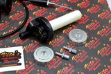 Vito's Banshee OEM twist throttle conversion + grips + cable + TORS REMOVAL KIT