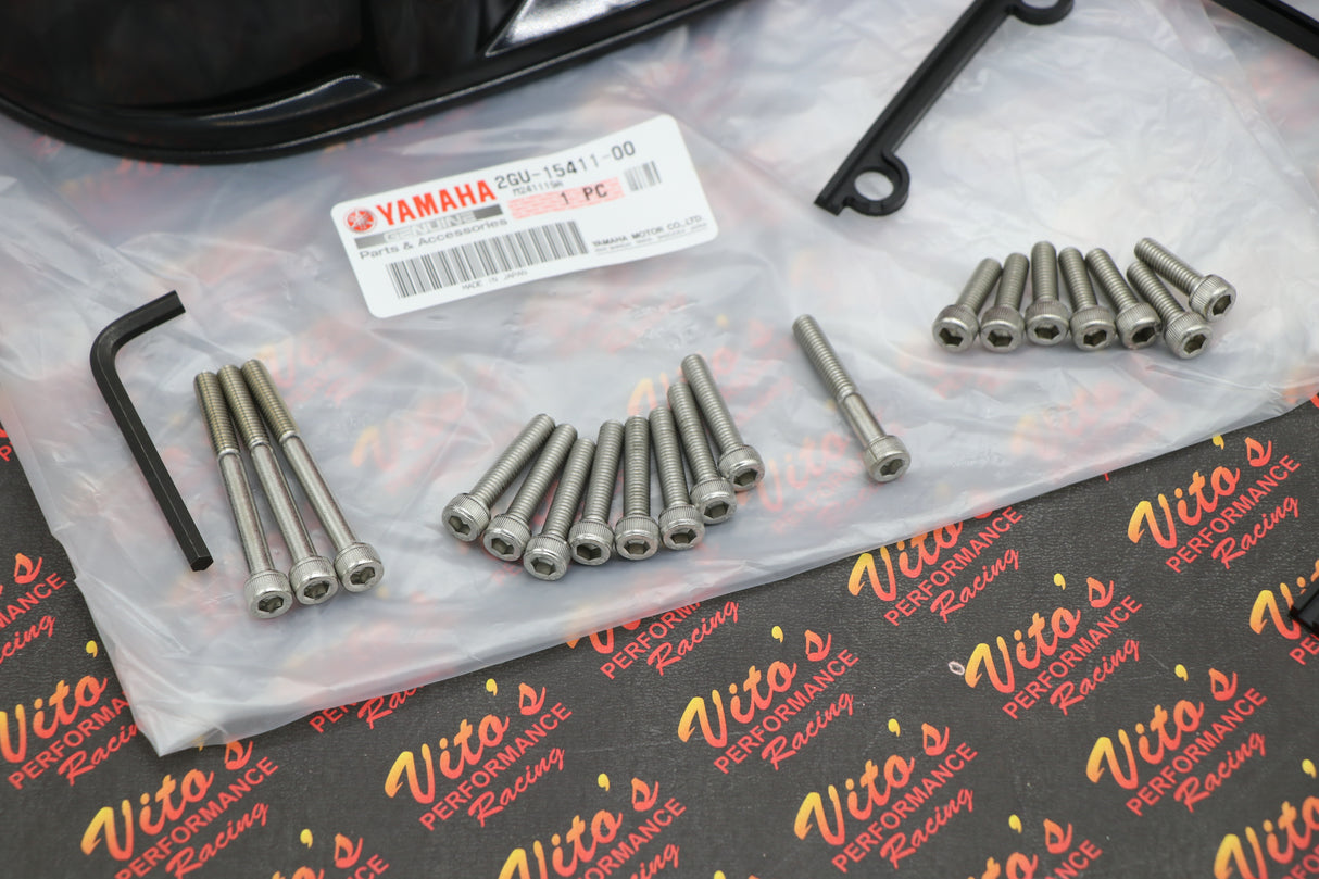 OEM Stator cover sprocket flywheel Yamaha Banshee factory  + GASKET + bolt kit