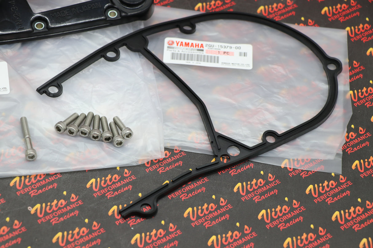 OEM Stator cover sprocket flywheel Yamaha Banshee factory  + GASKET + bolt kit