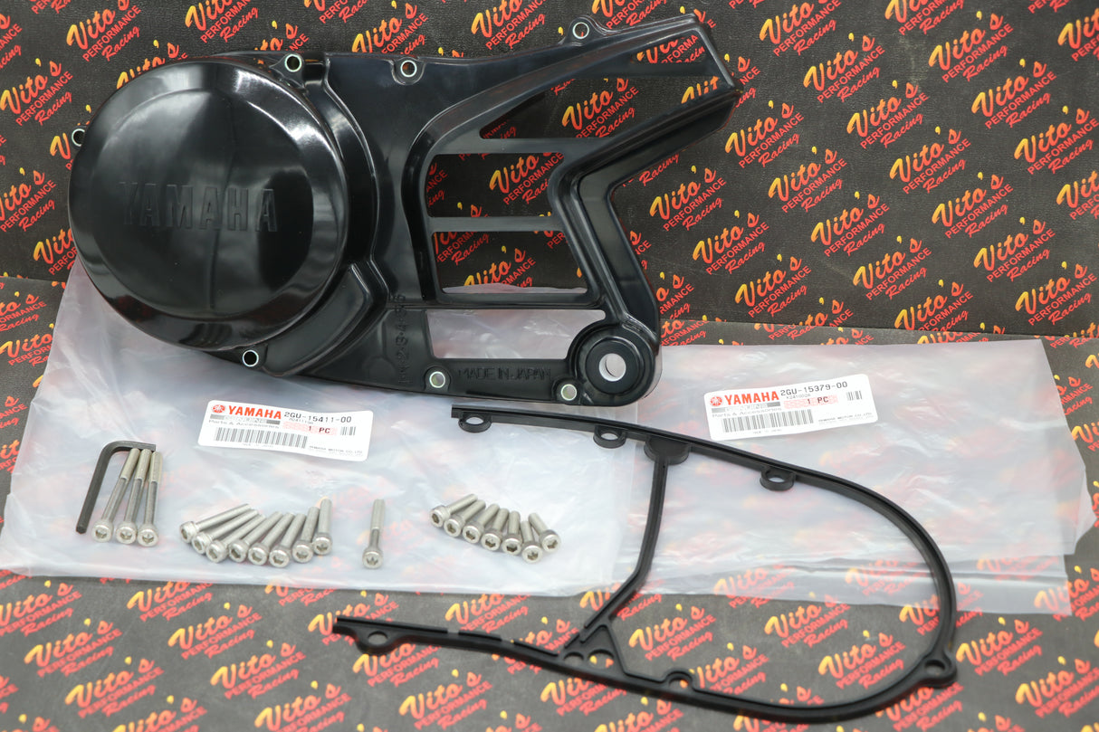 OEM Stator cover sprocket flywheel Yamaha Banshee factory  + GASKET + bolt kit