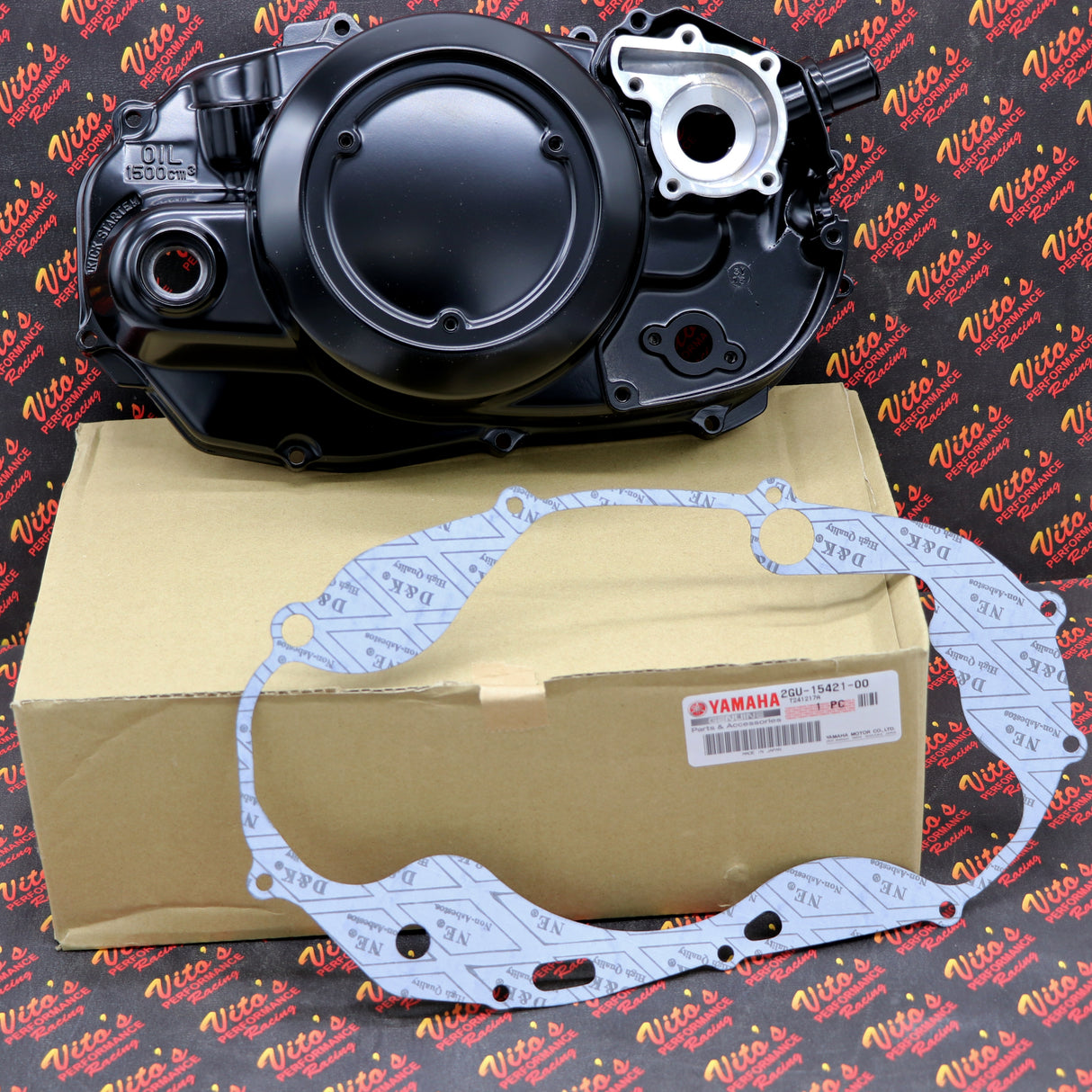 NEW Yamaha Banshee CLUTCH COVER crankcase engine OEM FACTORY 1987-2006 + gasket