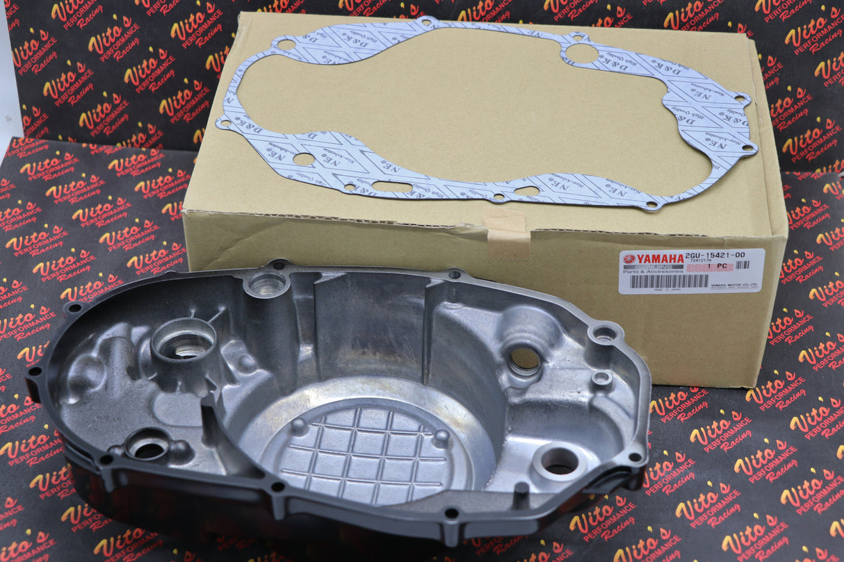 NEW Yamaha Banshee CLUTCH COVER crankcase engine OEM FACTORY 1987-2006 + gasket