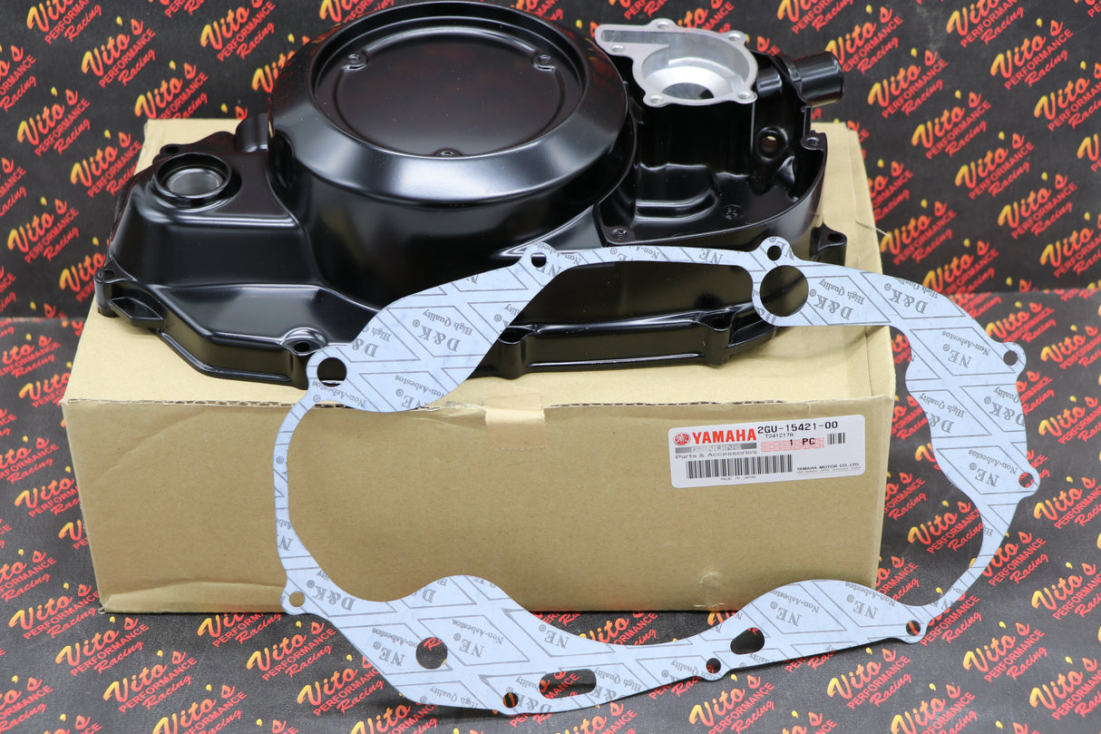 NEW Yamaha Banshee CLUTCH COVER crankcase engine OEM FACTORY 1987-2006 + gasket