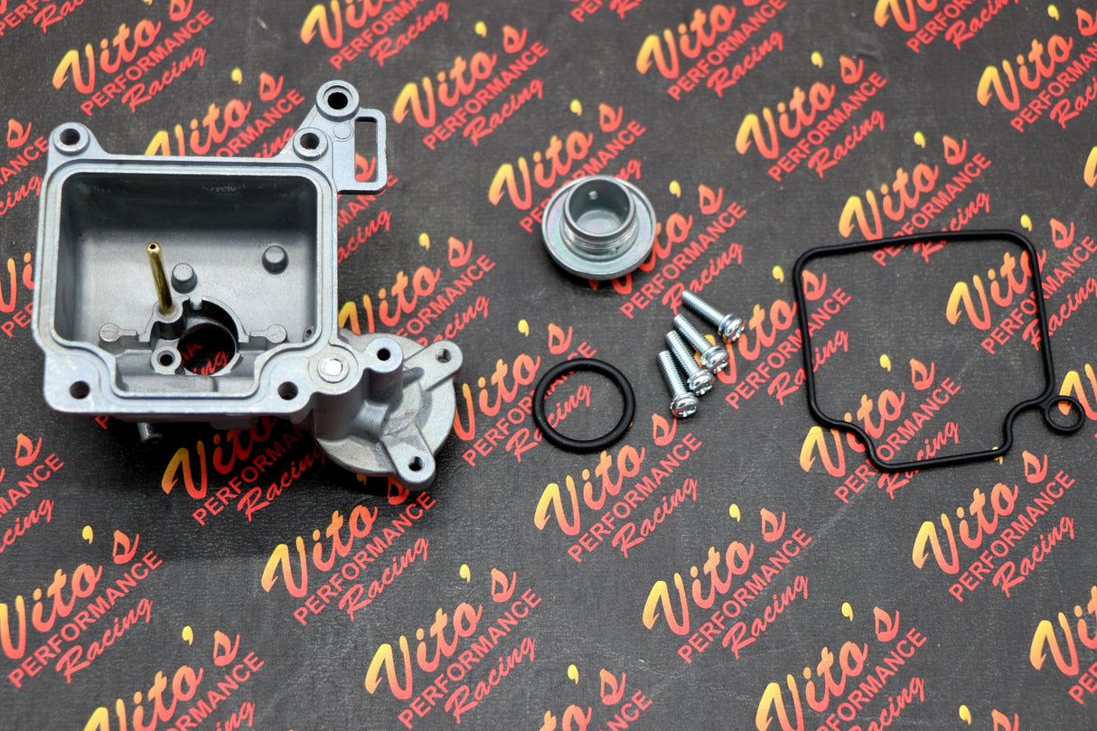 Carb bowl KEIHIN replacement carburetor fuel float 1999-2014 HONDA 400X 400EX