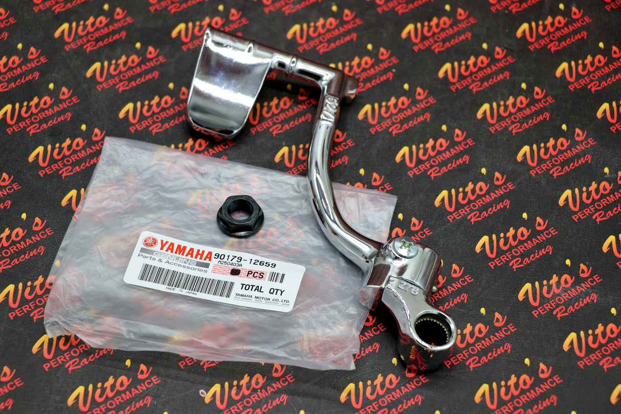 Vito's Yamaha Blaster Kicker Kickstart kickstarter Starter Lever  CHROME + nut