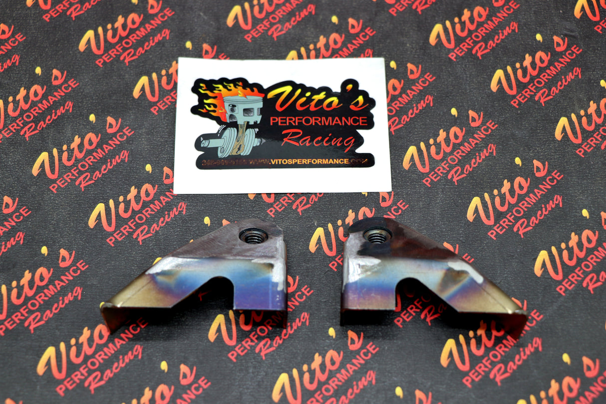 NEW FRAME MOUNTS for Heel Guards Nerf Bar foot rest Yamaha Banshee kit weld-on
