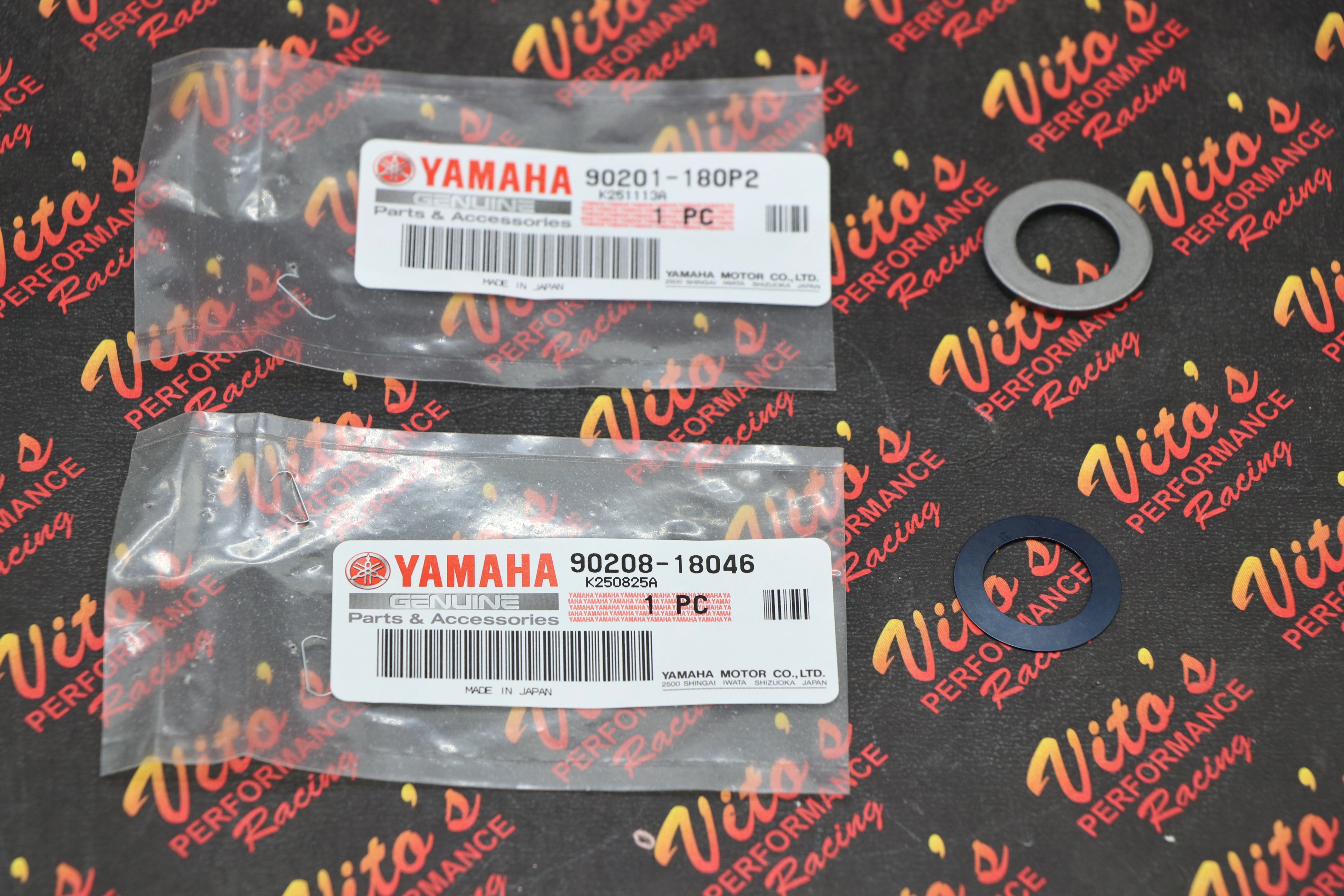 2 x Yamaha Blaster clutch basket washer shims OEM factory 1989