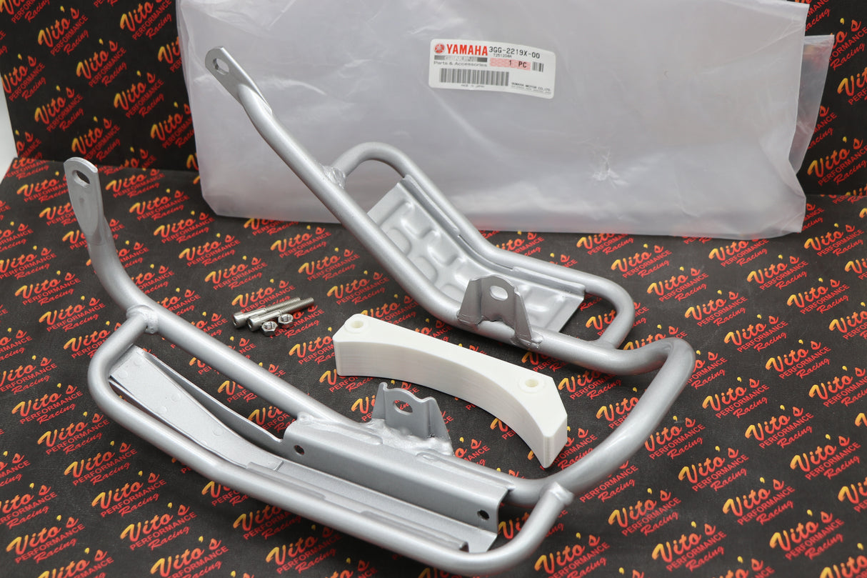 Skidplate skid OEM Yamaha Banshee rear swingarm protector + Vito's guard