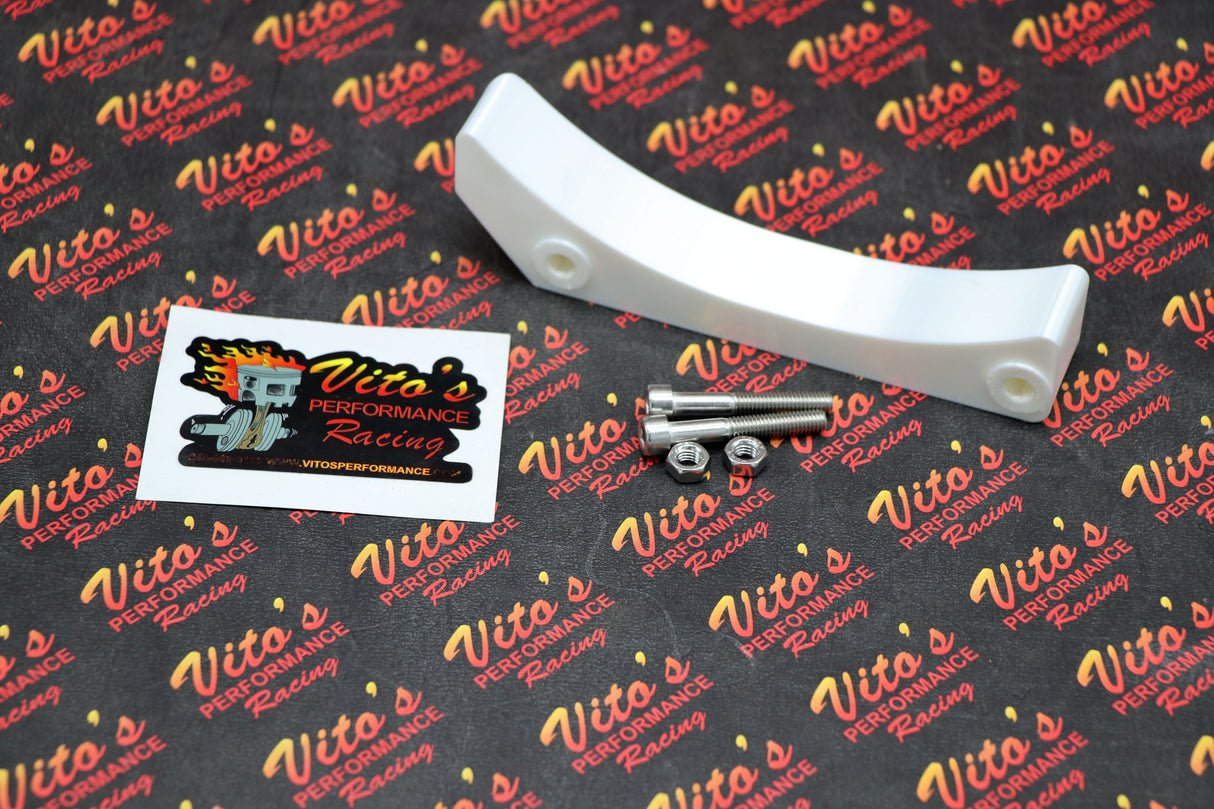 Vito's skidplate plastic GUIDE skid swingarm chain guard Yamaha Banshee + BOLTS